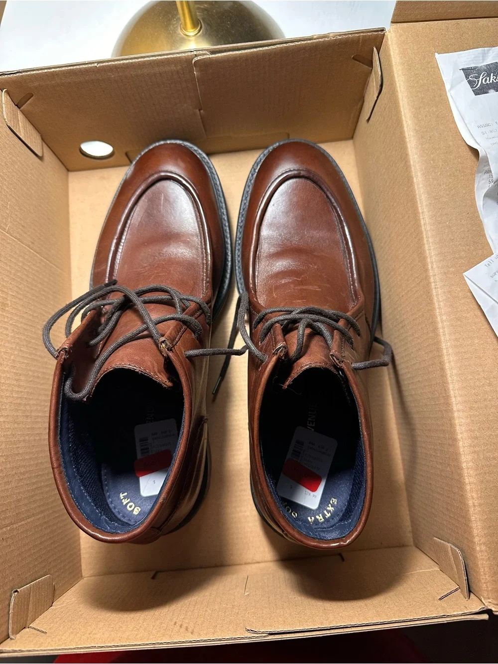 Eastland leather lug-sole boots